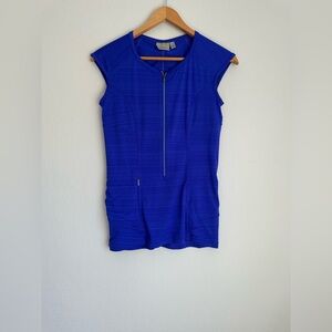 Athleta Blue Sleeveless Top